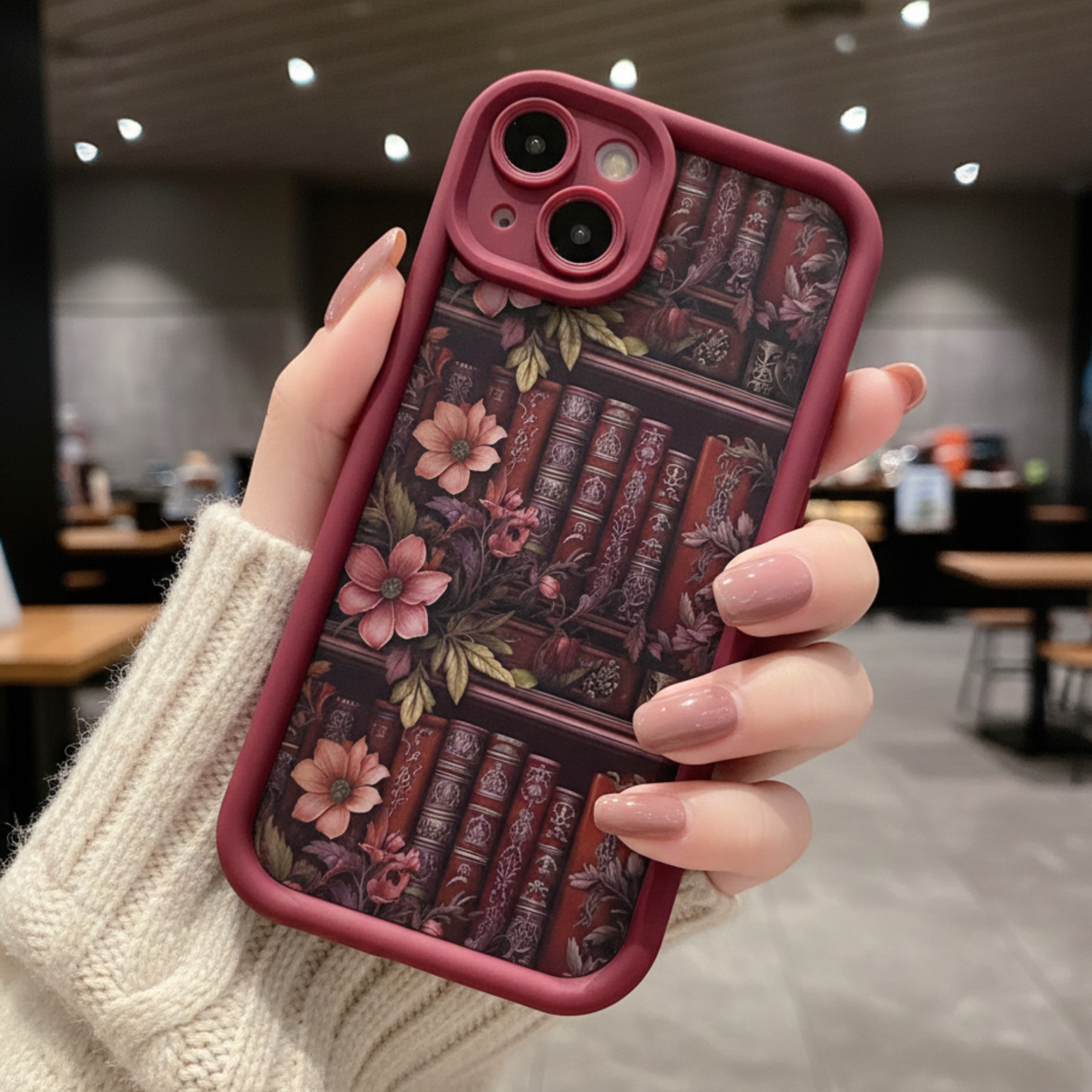 Booklume Bookshelf Phone Case